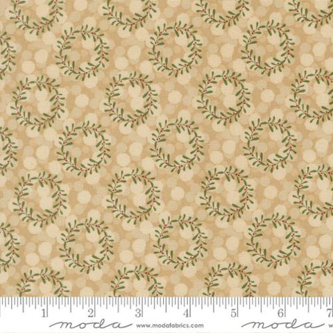 {New Arrival} Moda Fabrics Kiley's Quilt Room Gingerbread Lane Glittering Wreaths Gingerbread