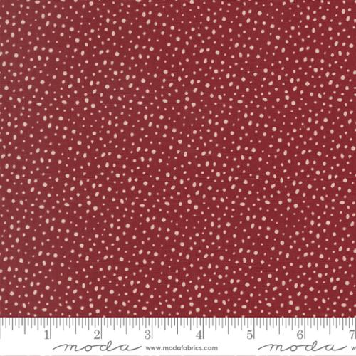 {New Arrival} Moda Fabrics Kiley's Quilt Room Gingerbread Lane Flurry Dots Cranberry