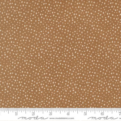 {New Arrival} Moda Fabrics Kiley's Quilt Room Gingerbread Lane Flurry Dots Cocoa