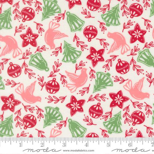 {New Arrival} Moda Fabrics Sweetfire Road Merrily on High Cookie Cutters Snow