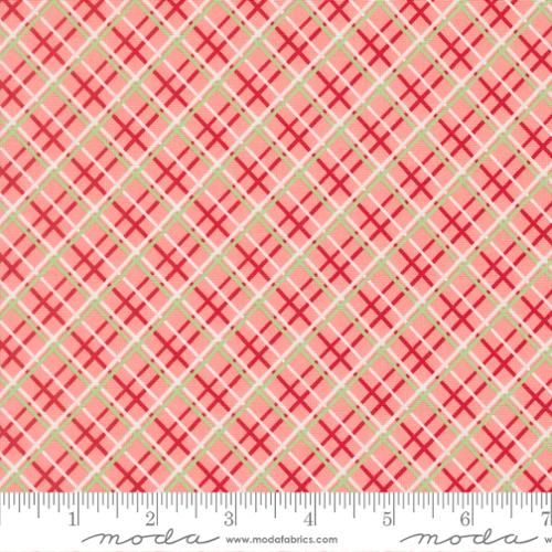 {New Arrival} Moda Fabrics Sweetfire Road Merrily on High Pretty Plaid Blush
