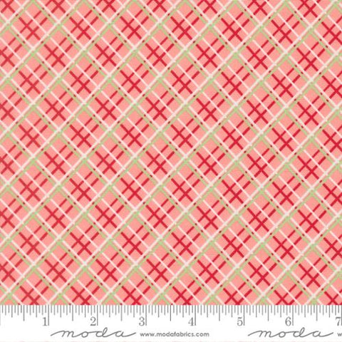 {New Arrival} Moda Fabrics Sweetfire Road Merrily on High Pretty Plaid Blush