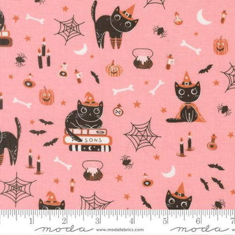 {New Arrival} Moda Fabrics Elena Amo Purrs & Boos Halloween Cats Candy