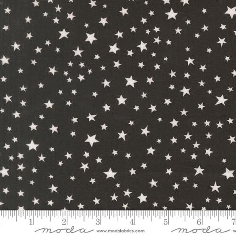 {New Arrival} Moda Fabrics Elena Amo Purrs & Boos Stars Black