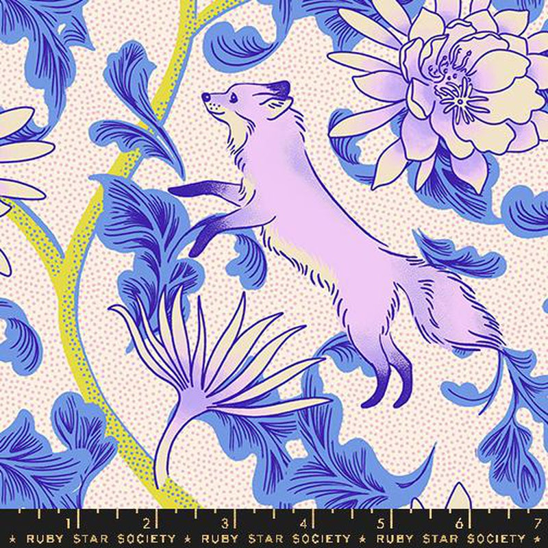 {Pre-Order June} Moda Ruby Star Society Glow Garden Fox Bloom Natural