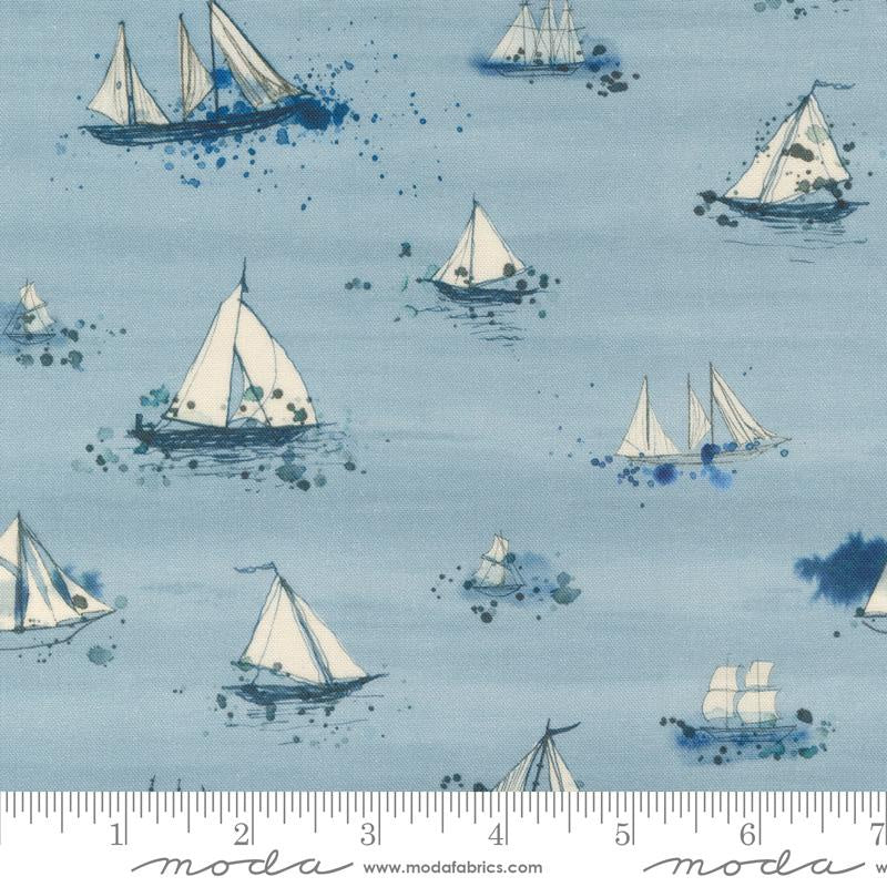 {New Arrival} Moda Janet Clare Longshore Marine Boats Day