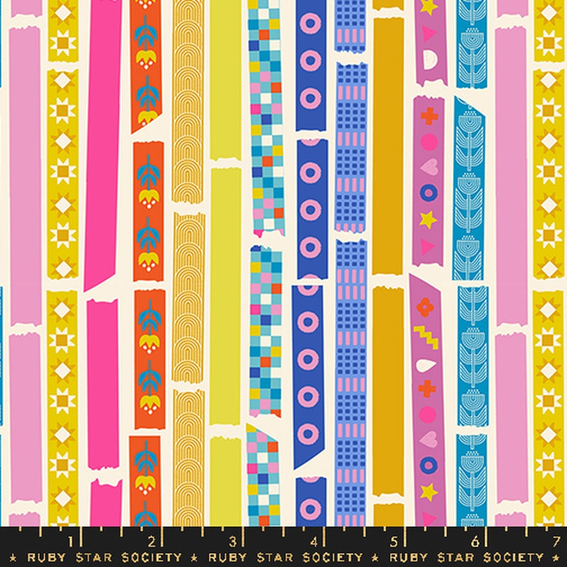 {Pre-Order August} Moda Ruby Star Society Washi Plus Yay It's Tape Natural