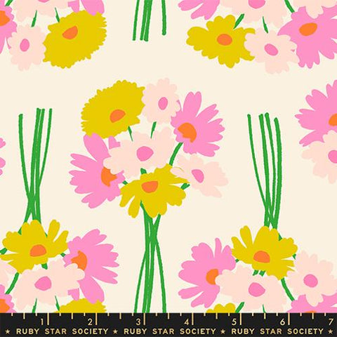 {Pre-Order November} Moda Ruby Star Society Sparkle Mart Flower Dept Natural