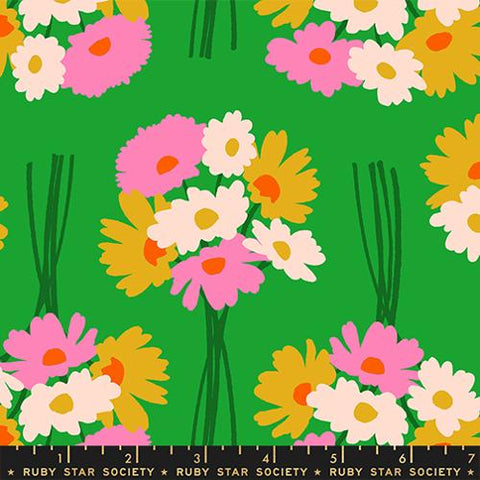 {Pre-Order November} Moda Ruby Star Society Sparkle Mart Flower Dept Verdant