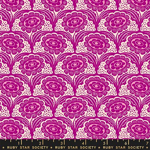 {Pre-Order November} Moda Ruby Star Society Ink Shop Scallop Flower Cheshire