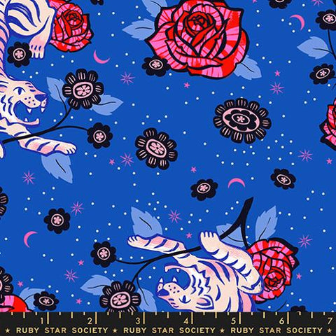 {Pre-Order November} Moda Ruby Star Society Ink Shop Tiger Rose Blue Ribbon