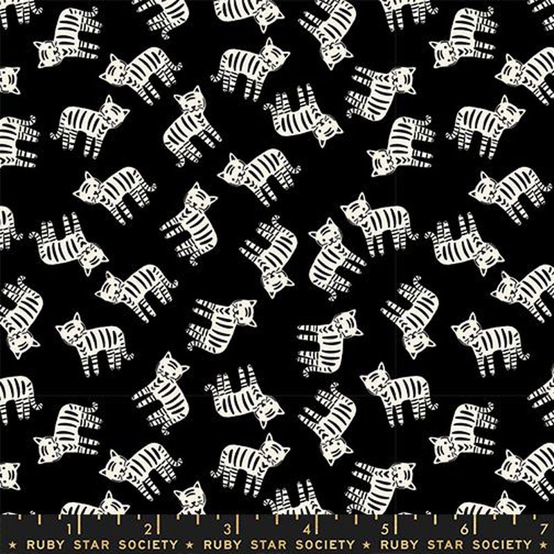 {Pre-Order October} Moda Ruby Star Society 1-800 Calico Meow Black