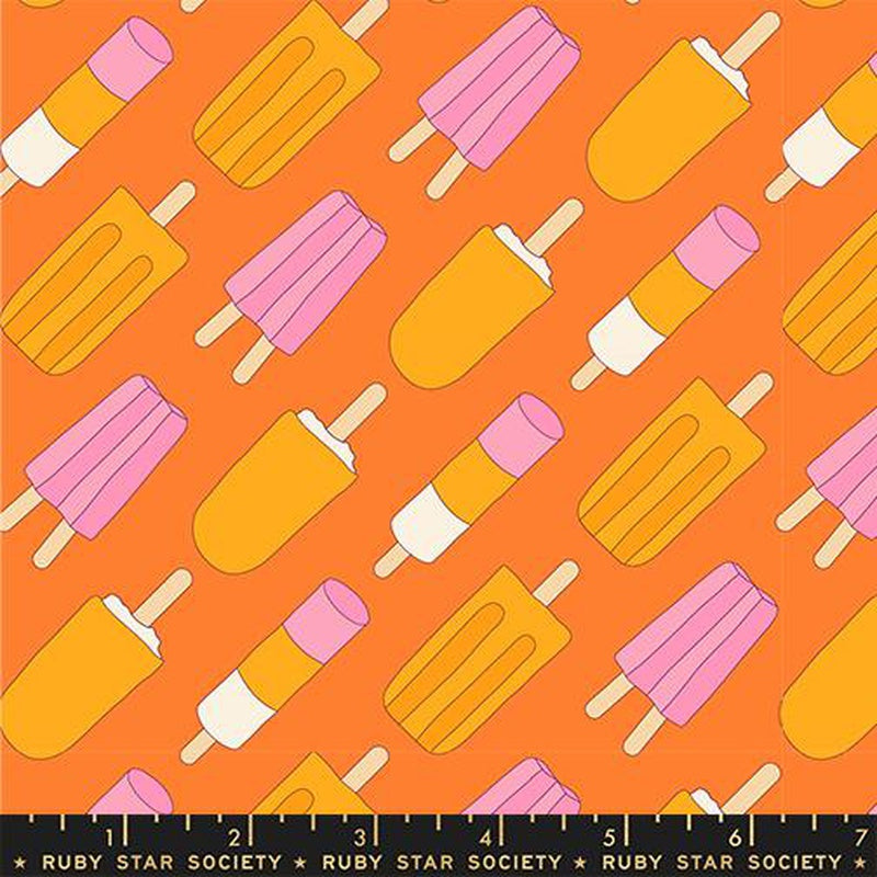 {Pre-Order January} Moda Ruby Star Society Sugar Cone 2 Ice Pops Orange