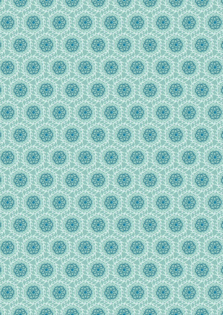 {Pre-Order May} Lewis & Irene Fabric Chalki Tile on Green