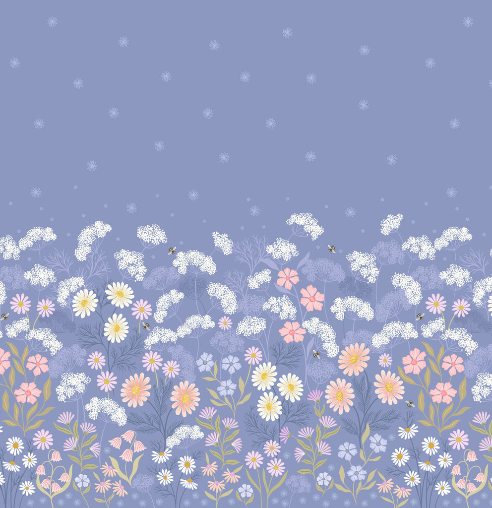 {New Arrival} Lewis & Irene Fabrics Honey Sweet- Honey Sweet Double Border Print
