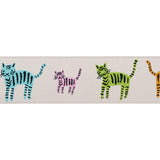 {New Arrival} Ruby Star Society Renaissance Ribbon Alexia Marcelle Abegg Catnap- Tiger Stripes in Natural  - 1.5"