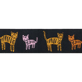 {New Arrival} Ruby Star Society Renaissance Ribbon Alexia Marcelle Abegg Catnap- Tiger Stripes in Black  - 1.5"