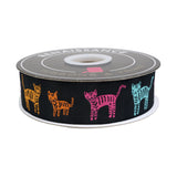 {New Arrival} Ruby Star Society Renaissance Ribbon Alexia Marcelle Abegg Catnap- Tiger Stripes in Black  - 1.5"