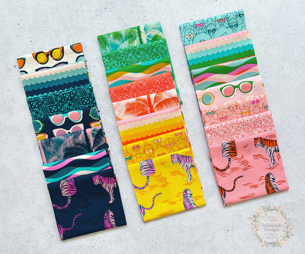 {New Arrival} Moda Ruby Star Society Poolside Too Fat Quarter Bundle x 22 Pieces