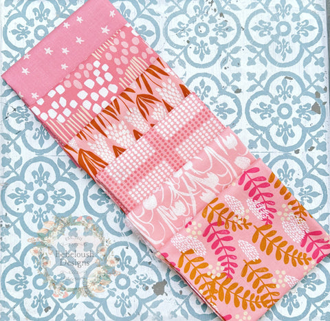 {New Arrival} Moda Ruby Star Society Sampler Curated Fat EIGHTH Bundle x 6 Balmy Landscape