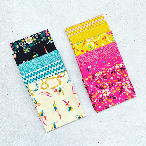 {New Arrival} Moda Ruby Star Society Pivot Fat Quarter Bundle x 12 Pieces Multi Mixed