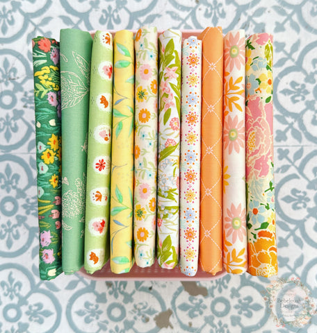 {New Arrival} Art Gallery Fabrics Curated Bundle In the Meadow Series Fat Quarter Bundle x 10 Reverie Fields
