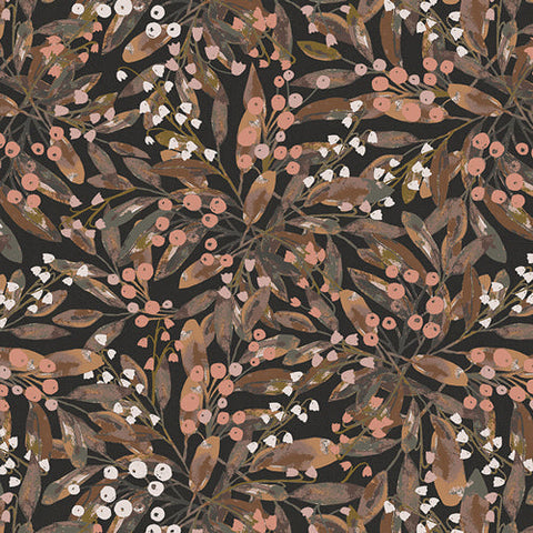 {New Arrival} Art Gallery Fabrics Botanist Festoon Umber FAT QUARTER