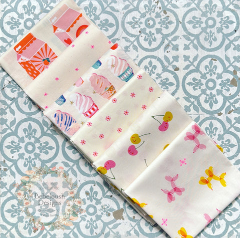 {New Arrival} Moda Ruby Star Society Sampler Curated Fat EIGHTH Bundle x 6 Balloon Animal Natural