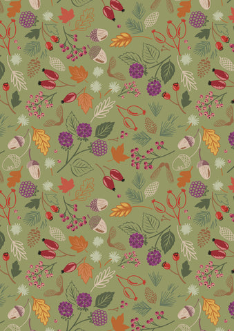 {New Arrival} Lewis & Irene Squirrelled Away Away Woodland Harvest on Moss Green