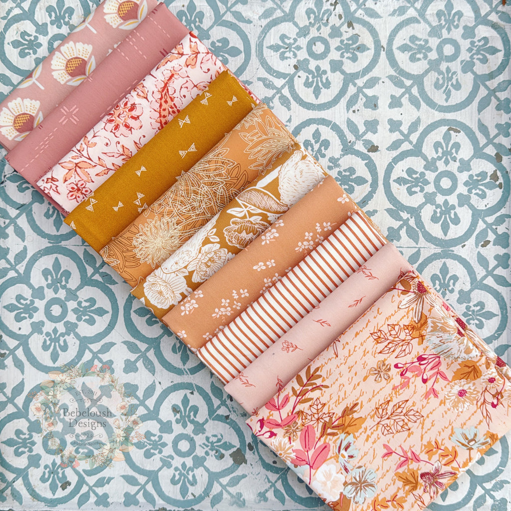 {New Arrival} Art Gallery Fabrics  Curated Bundle Fat Quarter Bundles x 10 Pieces Fanfare