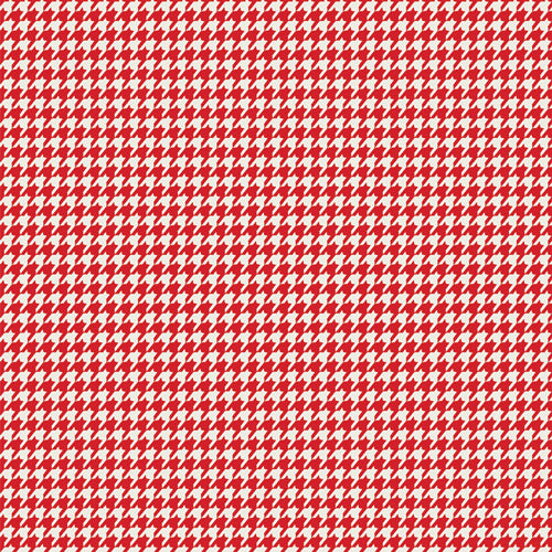 {New Arrival} Art Gallery Fabrics Checkered Elements Houndstooth Rouge