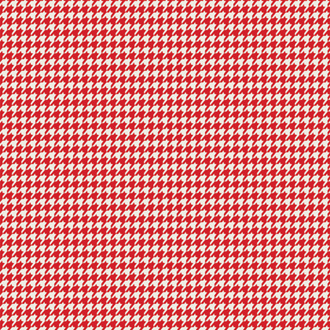 {New Arrival} Art Gallery Fabrics Checkered Elements Houndstooth Rouge