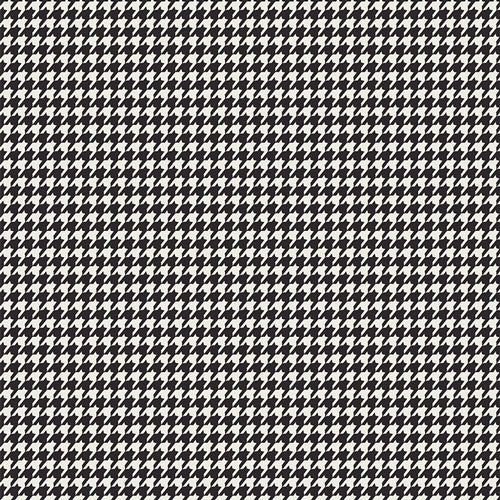 {New Arrival} Art Gallery Fabrics Checkered Elements Houndstooth Onyx