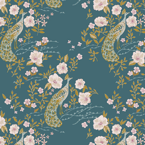 {New Arrival} Art Gallery Fabrics Charming One Primrose Peacock