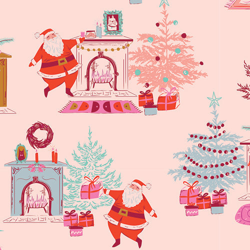New Arrival} Art Gallery Fabrics Christmas in Colour Down the Chimney Taffy