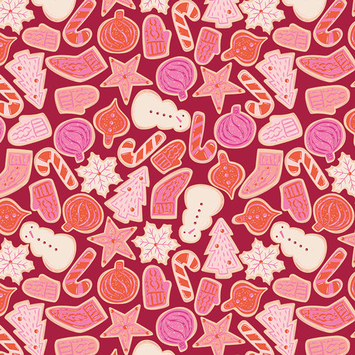 New Arrival} Art Gallery Fabrics Christmas in Colour Frosting Fest