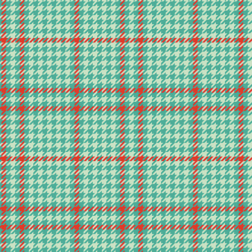 New Arrival} Art Gallery Fabrics Christmas in Colour Holiday Check Peppermint