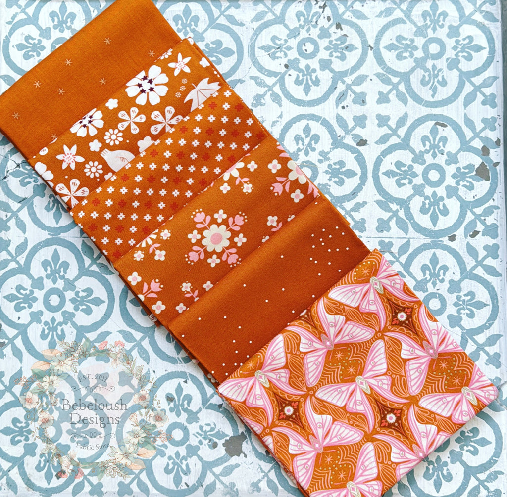 {New Arrival} Moda Ruby Star Society Sampler Curated Fat Quarter Bundle x 6 Saddle Prints