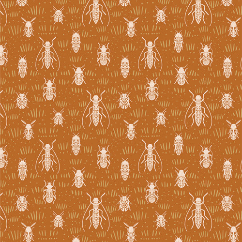 {Pre-Order June} Art Gallery Fabrics Coyote Hill Beetle Parade Sun