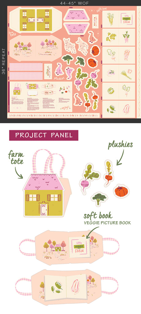 {New Arrival} Art Gallery Fabrics Cottage Grove Little Farm Panel