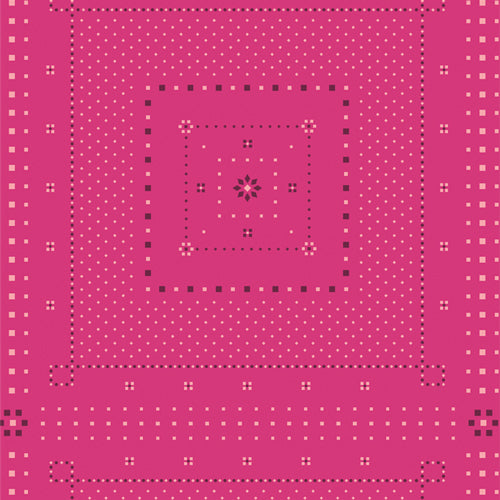 {Pre-Order July} Art Gallery Fabrics THE CUR8TOR - Bohemia Handkerchief Fuchsia
