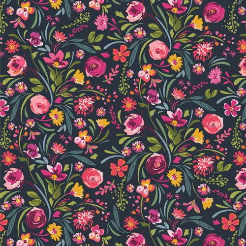 {Pre-Order July} Art Gallery Fabrics THE CUR8TOR - Bohemia Graceful Blooms