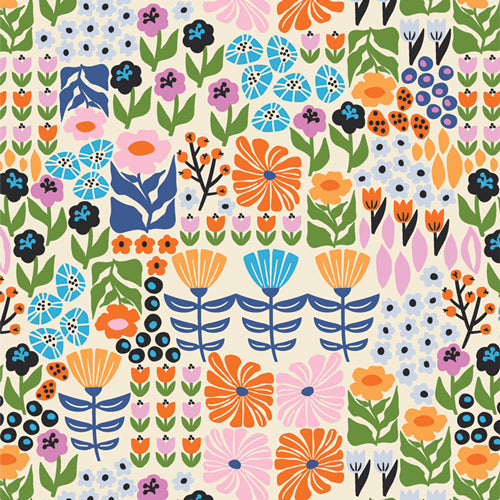 {Pre-Order August} Art Gallery Fabrics THE CUR8TOR - Modernista Petal Patchwork