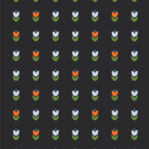 {New Arrival} Art Gallery Fabrics THE CUR8TOR - Modernista Rooted Tulips