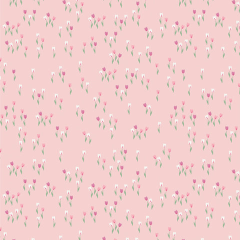 {Pre-Order August} Art Gallery Fabrics THE CUR8TOR - Romantica Hillside Tulips