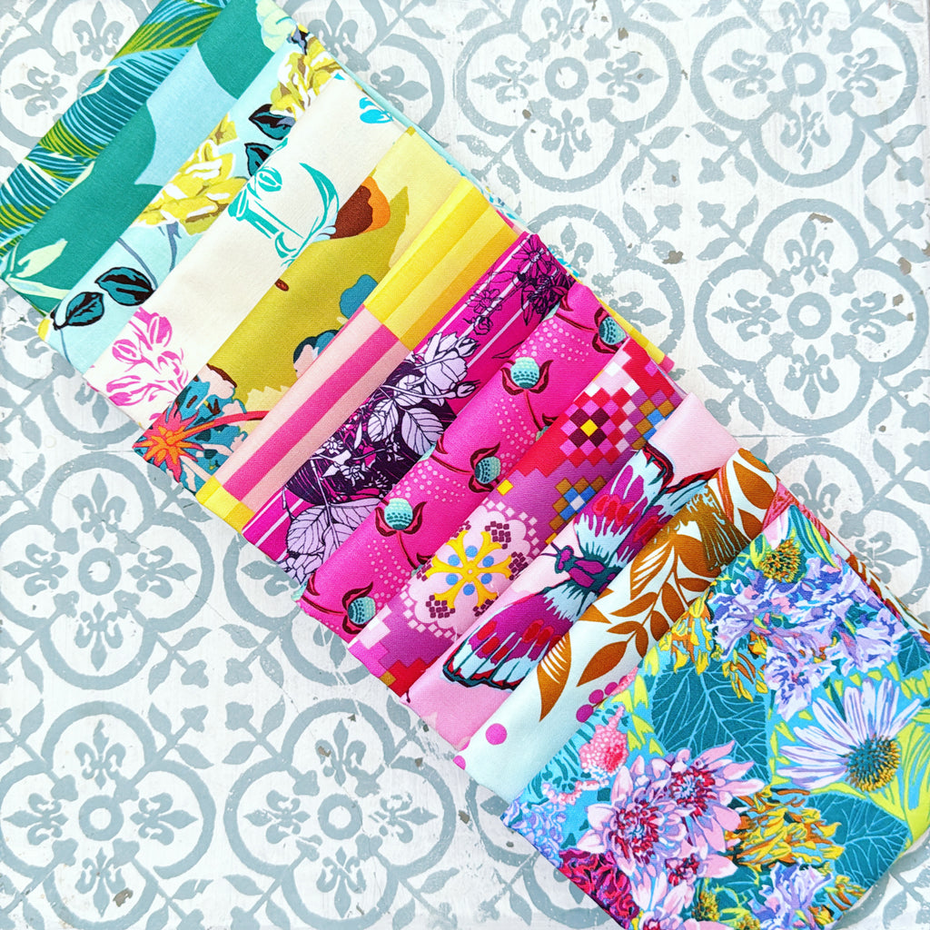 {New Arrival} Anna Maria Horner Mixed Fat Quarter Bundles x 12 Pieces Summer Edition