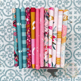{New Arrival} Art Gallery Fabrics Curated Bundle Fat Quarter Bundle x 12 Pieces Christmas Village