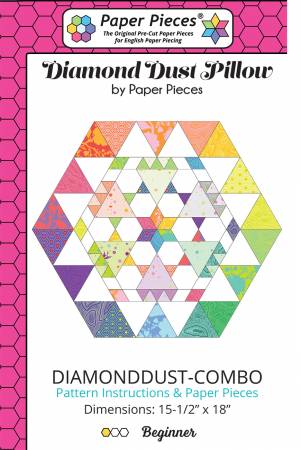 {New Arrival} Paper Pieces Diamond Dust Pillow Pattern and Piece Pack