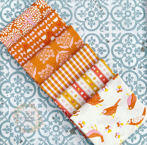 {New Arrival} Moda Ruby Star Society Sampler Curated Fat Quarter Bundle x 6 Honey Caramel