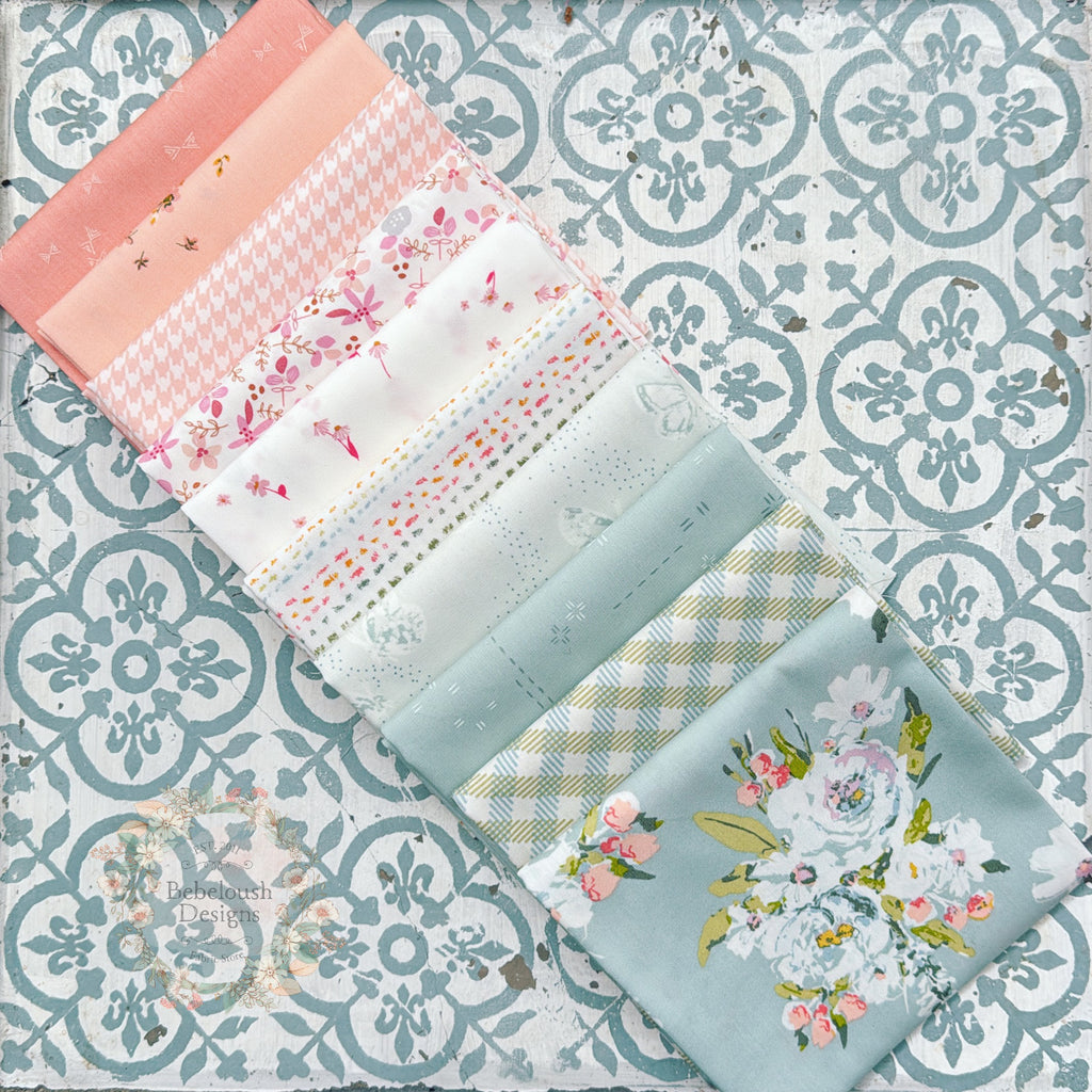 {New Arrival} Art Gallery Fabrics  Curated Bundle Fat Quarter Bundles x 10 Pieces Summer Rose